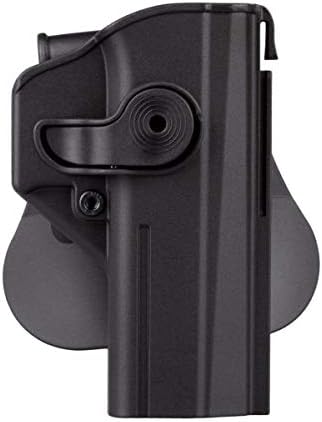 IMI Defense CZ Shadow 2 gun holster, Level 2 safety retention, trriger guard lock w 360 ROTO paddle polymer holster fits P-09