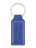 ［Portachiavi Identificativo Personalizzabile per Uomo e Donna］Classico portachiavi con targhetta identificativa in pelle per uomo e donna, personalizzabile sia sul fronte che sul retro. Puoi incidere il tuo nome, le tue iniziali o un'abbreviazione significativa in lettere per creare il tuo portachiavi identificativo unico per casa e auto