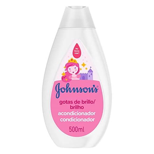 Johnson's Baby Gotas de Brillo - Acondicionador para niños, 500 ml