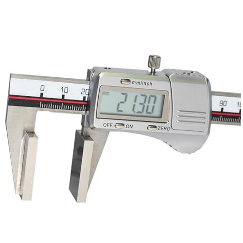 Digital Caliper for Wire Rope with Large Measuring Faces, Measuring Range 0-200mm/8 Inch, Resolution: 0.01mm, Broad Faces Dimension 20×30mm