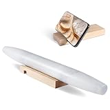 Koville African Natural Marble French Rolling Pin, 16inch Non-Stick Rolling Pin for Baking, Dough Roller for Pasta, Dumpling, Fondant, Pie, Bread, Pizza, Kitchen Baking Tools(Namib Fantasy)