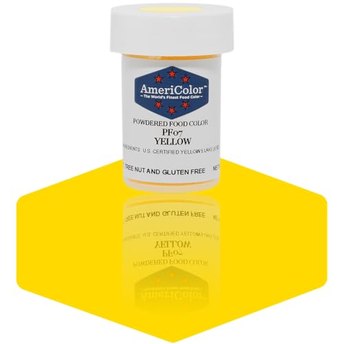 Americolor Powdered Food Color, 3gm, Yellow
