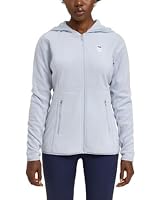 FILA Women's Emma Fleece Jacket, Soft Blue, Medium
