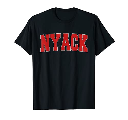 NYACK NY NEW YORK Varsity Style USA Vintage Sports T-Shirt