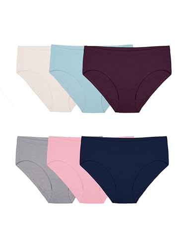 Fruit of the Loom Women's Beyondsoft Underwear (Regular & Plus Size), Hipster-Modal-6 Pack Assorted Colors, 9