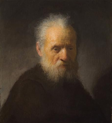 Tableaux Peinture sur Toile Vieil Homme à Barbe Rembrandt Décoration Chambre