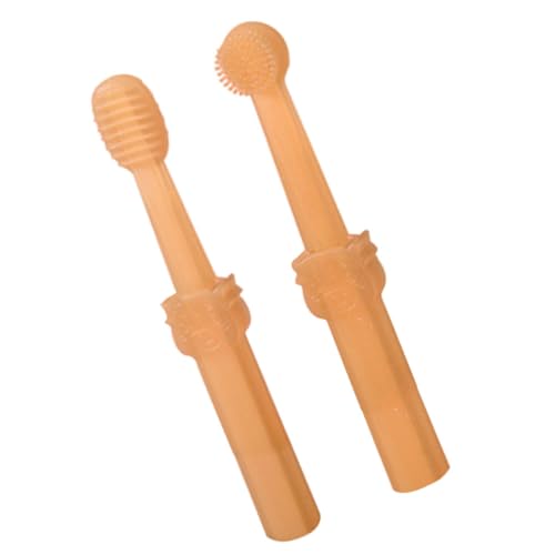 ABOOFAN Set Spazzolini da Denti per Animali Domestici con Scatola, Spazzolino per Cani di Piccola Taglia e Gatti, Cura Orale Quotidiana, Portatile e Facile da Usare la Pulizia