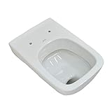 keramag renova wc montageanleitung Flachspül-WC, 6 l, wandhängend aus Sanitärporzellan, 70 mm Bodenfreiheit mit glasiertem Spülrand, mit Kunststoffspülverteiler für gleichbleibendes Spülbild für Wandeinbauspülkasten oder Wandeinbaudruckspüler