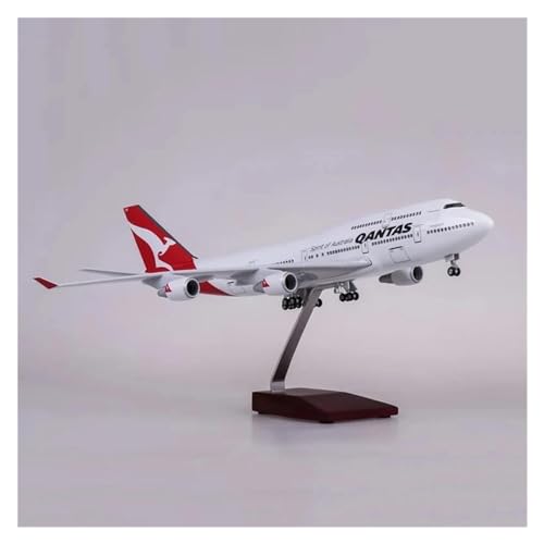 Avión B747 QANTAS escala 1/150 para decoración de despachos y salones