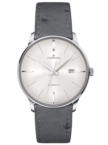 JUNGHANS Herren-Automatikuhr Meister mit Lederband 27/4416.02
