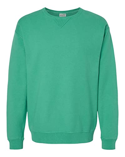 Image of Garment-Dyed Crewneck Sweatshirt by ComfortWash by Hanes