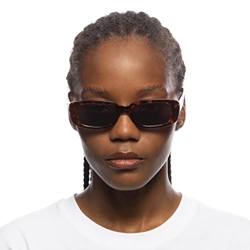 Image of AIRE Ceres Sunglasses - Dark Tort, Rectangle, Unisex, Sleek and Slimline Style