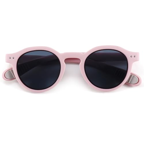 Image of Mirkcittle Polarized Kids Sunglasses for Girls Boys, TPEE Rubber Flexible Frame for Children Age 2-8，100% UV Protection