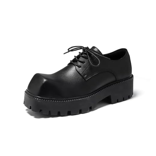 MANLADUO Tênis masculino de bico quadrado estilo inglês de cano baixo para trabalho – Sapatos sociais elegantes de couro à prova d'água, Preto, 38