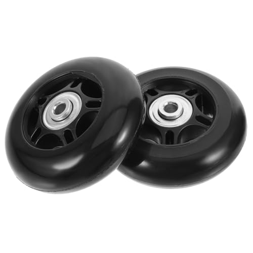 Hoement スーツケース交換用ラバーキャスター ホイール 耐摩耗 静音設計