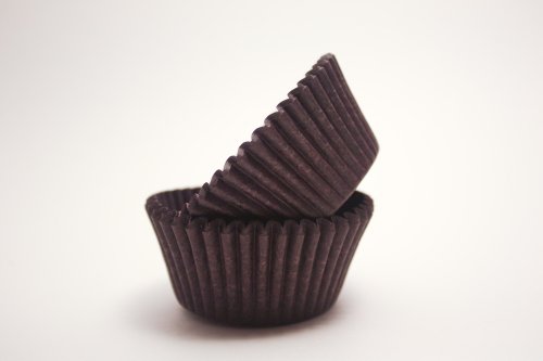 Mini Brown Cupcake Liners - 525 Count