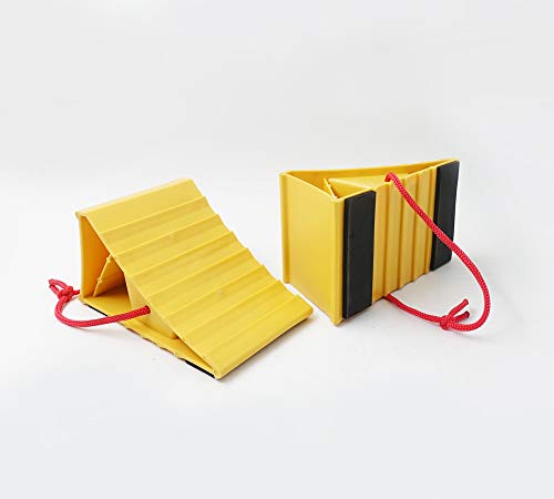 Wheelpal Lightweight Wheel Chock With Rope Non Slip Base For Cars #TOP4