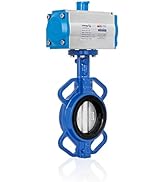 UNOX DN80 Wafer Butterfly Valve, Iron Disc & EPDM Seal, For Flow Control (PN16, 120°C Max)