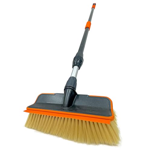 TAMS® Autowaschbürste Teleskop Waschbürste mit Soft-Ventil 110-250 cm (135cm-250cm)