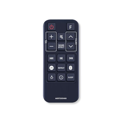 Image of 7SEVEN Compatible for Lg Soundbar Remote Control Original AKB75355408 Model Match Exactly Key by Key to Replicate Performance as Like Genuine Control