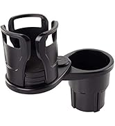 OBEST 槌屋ヤック 車用 ドリンクイン ドリンクホルダー 2 in 1多機能マジックカップ ホルダー 伸縮回転 360°回転調整可能なベース 自動車用ドリンクスタンド