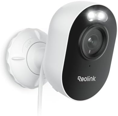 Reolink 4MP Überwachungskamera Aussen mit Spotlight, KI-Erkennung, Plug-in | Plug-in WLAN Kamera Outdoor, 2,4/5GHz Wi-Fi, Person/Fahrzeug/Tiererkennung, Sofortwarnungen, 2-Wege-Aud