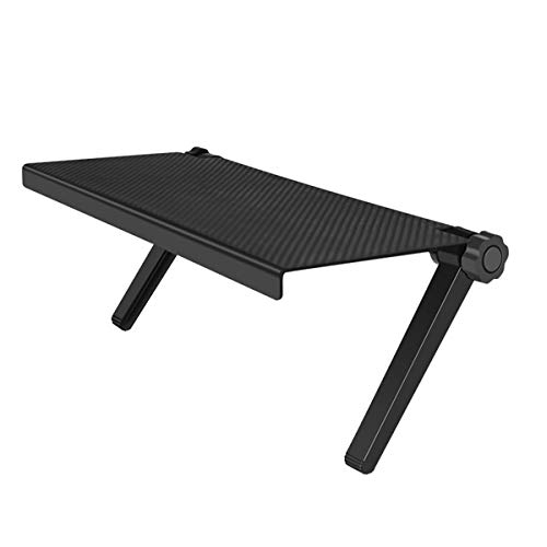 TV-Top-Regal 32,5 x 15,9 cm Plattform für Router Spielekonsole CD/DVD Player Kabelbox Gamepads geeignet für die Oberseite des Displays