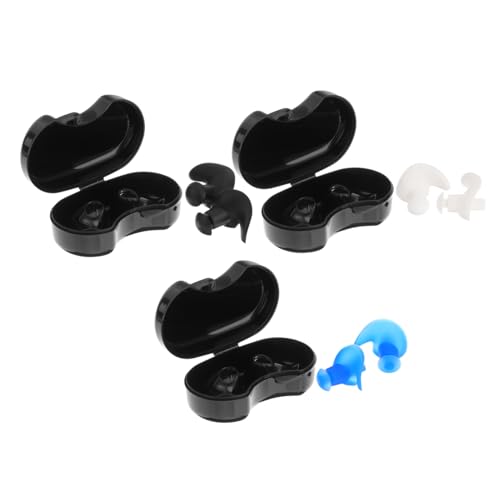 Didiseaon Swimming Ear Plugs 3 Pack Waterproof Comfortable Fit Perfect for Water Activities