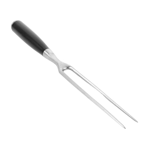 VICASKY Heavy Duty Stainless Steel Carving Fork for Bbq Two Prong Meat Fork with Plastic Handle for Outdoor Grilling and Family Gatherings Durable Bbq Tool