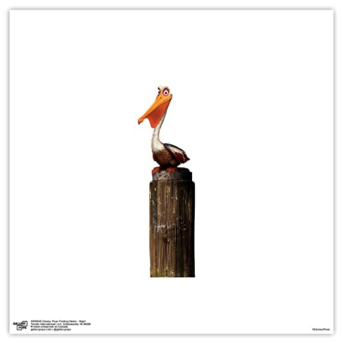 Affiche murale Disney Nemo de style poster carré Gallery Pops Pixar Nigel 30,5 x 30,5 cm