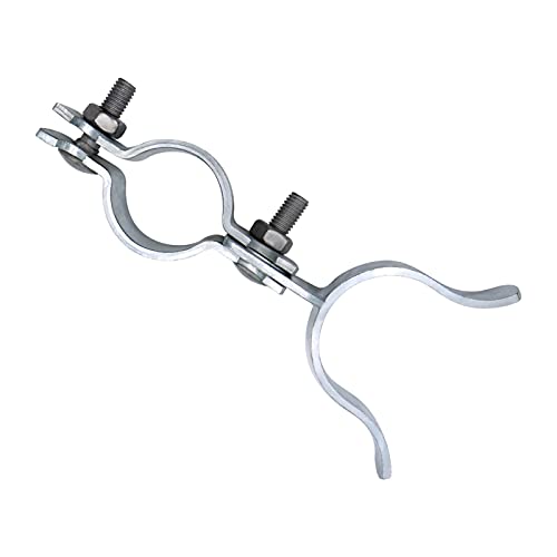 1-3/8" X 1-3/8" Fork Latch Galvanized Fence Gate Latch For Chain Link Fence Gate Frames With Padlock Hole Wall Mount To Gate Post Or Wall #TOP1