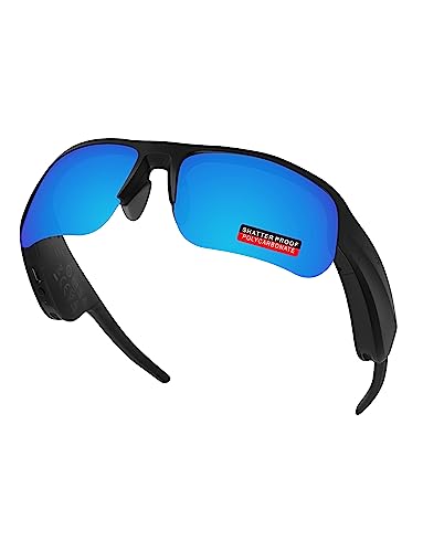 Image of PRO+ Polycarbonate Polarized Replacement Lenses & Nose Pads for BOSE Tempo BMD0011 Sunglasses - Ice Blue