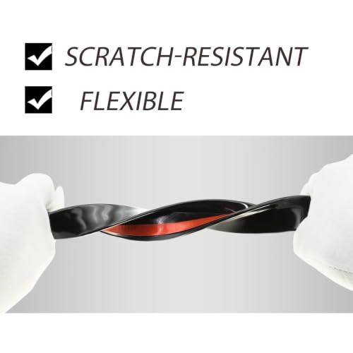 Guardabarros universal de goma para coche y camión con tiras protectoras de 32cm (4 piezas) 5