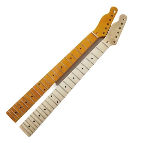 Manche de guitare en érable de lutherie avec poupée inversée et 22 frettes