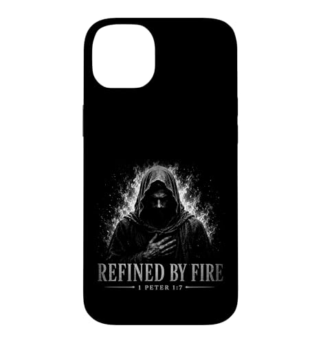 Refined By Fire 1 Peter 1 7 �L���X�g�������̈�� �X�}�z�P�[�X iPhone 14 Plus �p