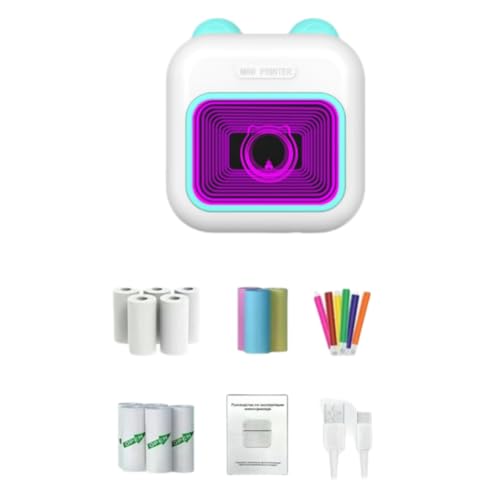 Mini imprimante pocket bleue pour réviser et imprimer ses cours facilement