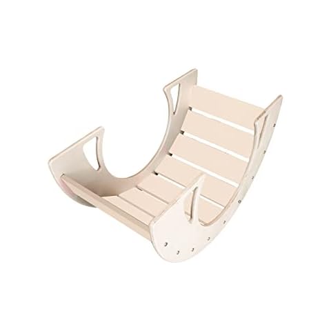 SWEETME Children's Rocking Wooden Rainbow Rocker Educational Montessori Play Swing Gift Idea 1 2 3 Years Cover