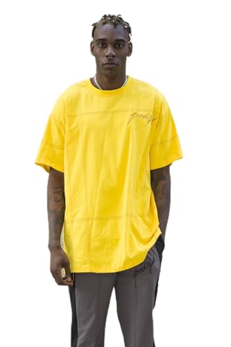 T-shirt jaune homme Prodigal en taille L haut basique et décontracté