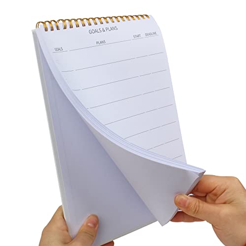 Fitness Journal Workout Planner Notepad For Women & Men Weight Loss,Daily Gym,Exercise Goals,Bodybuilding Progress,Wellness Tracker,6.7 X 9.4 inches, 60 sheets - Thumbnail 7