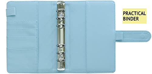 Fan&Ran 2023 Planner Binder Set A6 - Weekly And Monthly Refills, Budget Sheets, Cash Zipper Pocket, Personal Size, Sky Blue #TOP7