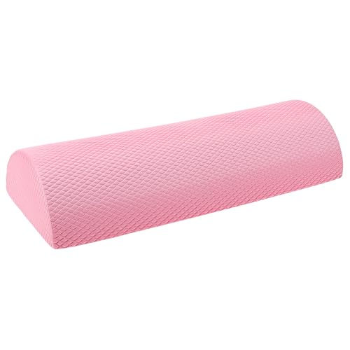 Luxshiny Half Moon Foam Roller para Yoga y Pilates, 30x6.3cm Rosa Cherry Blossom, Herramienta de masaje y estabilidad central para ejercicios en casa y alivio muscular miniatura 1