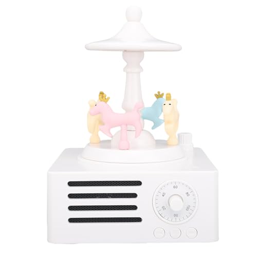 Altavoz giratorio de caballo para regalar con sonido envolvente y entrada auxiliar