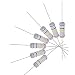 uxcell 20Pcs 100K Ohm Resistor, 3W 5% Tolerance Metal Oxide Film Resistors, Lead, Flame Proof for DIY Electronic Projects and Experiments