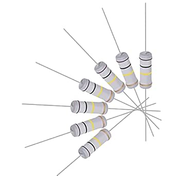 20-Pack 9.1K Ohm Resistors - 3W Metal Oxide Film For Electronics Projects