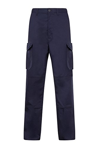 Proluxe Endurance pour Homme Cargo Combat Pantalon de Travail avec Poches genouilleres et Coutures renforcees, Bleu Marine, 40 (30T) - Image 4