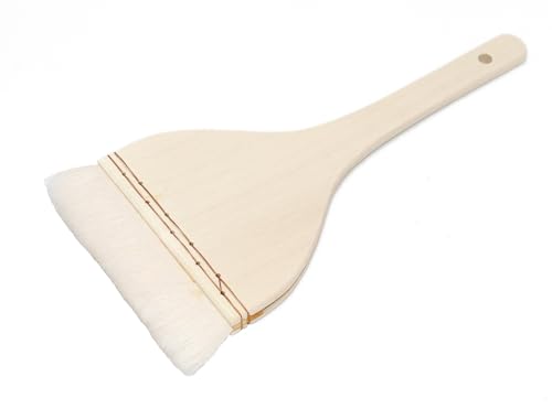 Paintersisters Flächen- und Verwischpinsel Ziegenhaar 120mm Weiche Pinsel für großflächiges Malen, Verwischtechniken & Shading in Aquarell, Öl- & Acrylmalerei - Staubbindende, saugende Naturhaare