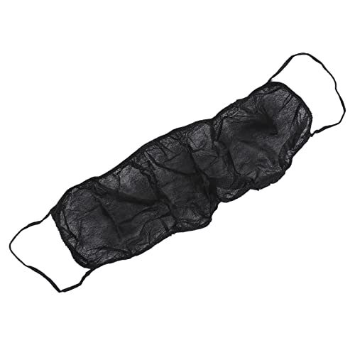 10 Stück Einweg-BHs Vliesstoff Einweg-Schönheitssalon-Büstenhalter Top-Unterwäsche Einweg-Spa-Oberteil Kleidungsstück Unterwäsche für Frauen Einzeln Verpackt(Schwarz)