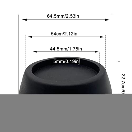 Almofadas anti-vibração para máquina de lavar roupa - 4 Peças Lavadora e Secadora Tapete Antiderrapa