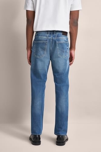 bugatti Herren Jeans Modern Fit – Bequeme Stretch Denim Hose für Alltag & Freizeit – Ganzjahresjeans – Ansicht 2