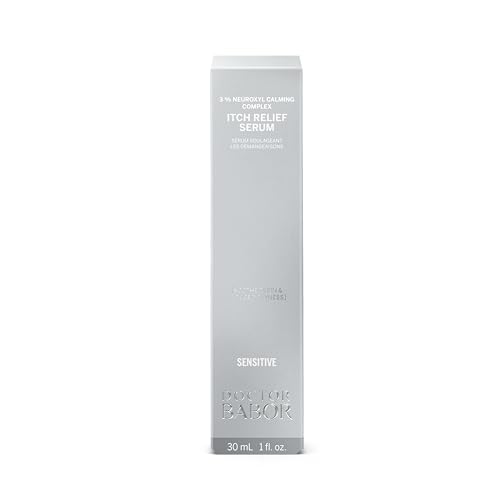 BABOR Doctor BABOR Itch Relief Serum, Soothing Face Serum, Reduces Tension Feelings and Itching, For Sensitive and Stressed Skin, With Neuroxyl & Panthenol, Vegan, 30 ml